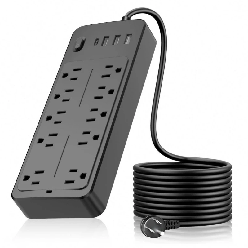 10 Outlets Us Plug Power Strip