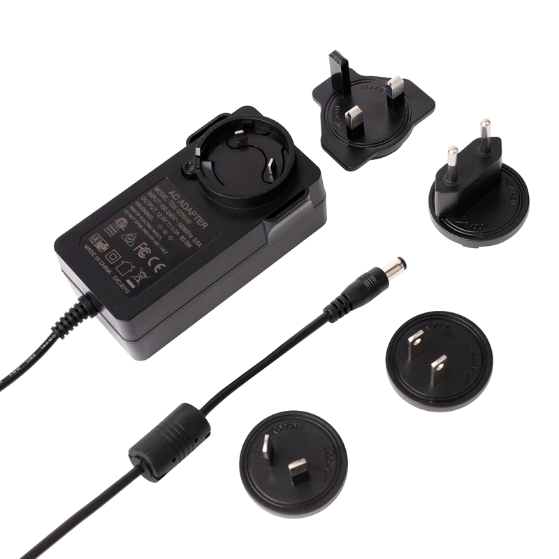12V 5A Universal Interchangeable Power Adapter