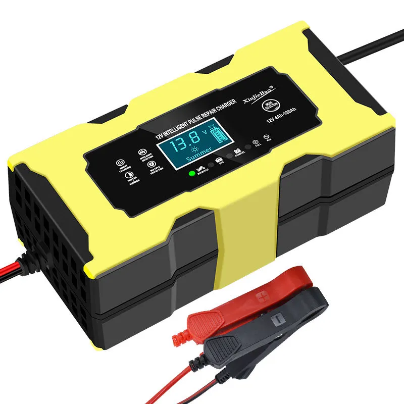 12V 6A Full Intelligent Automatic Repair Motorcycle Battery Charger