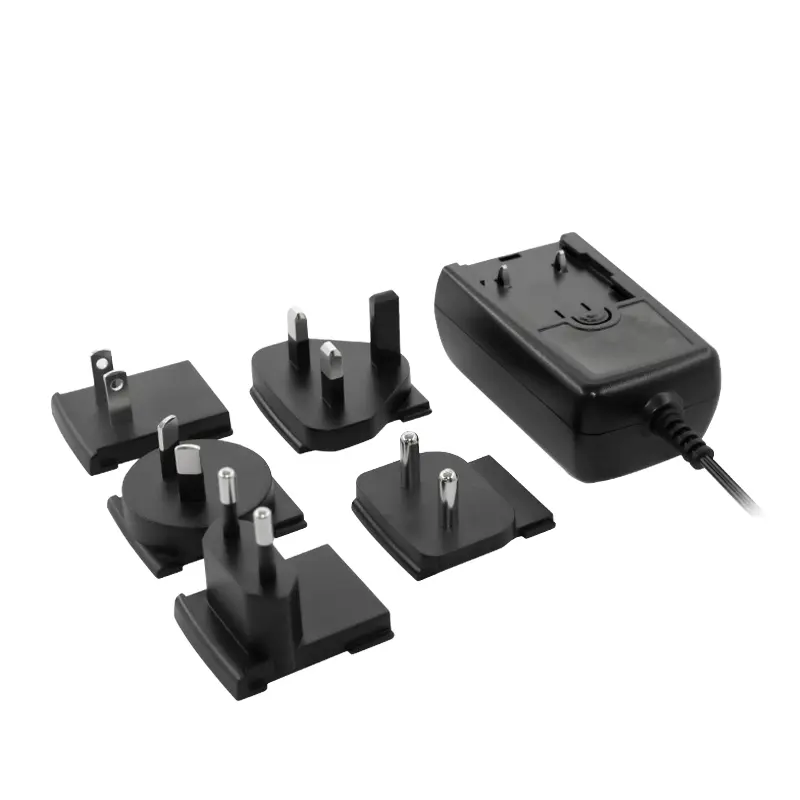 24W Interchangeable Plug Power Adapter