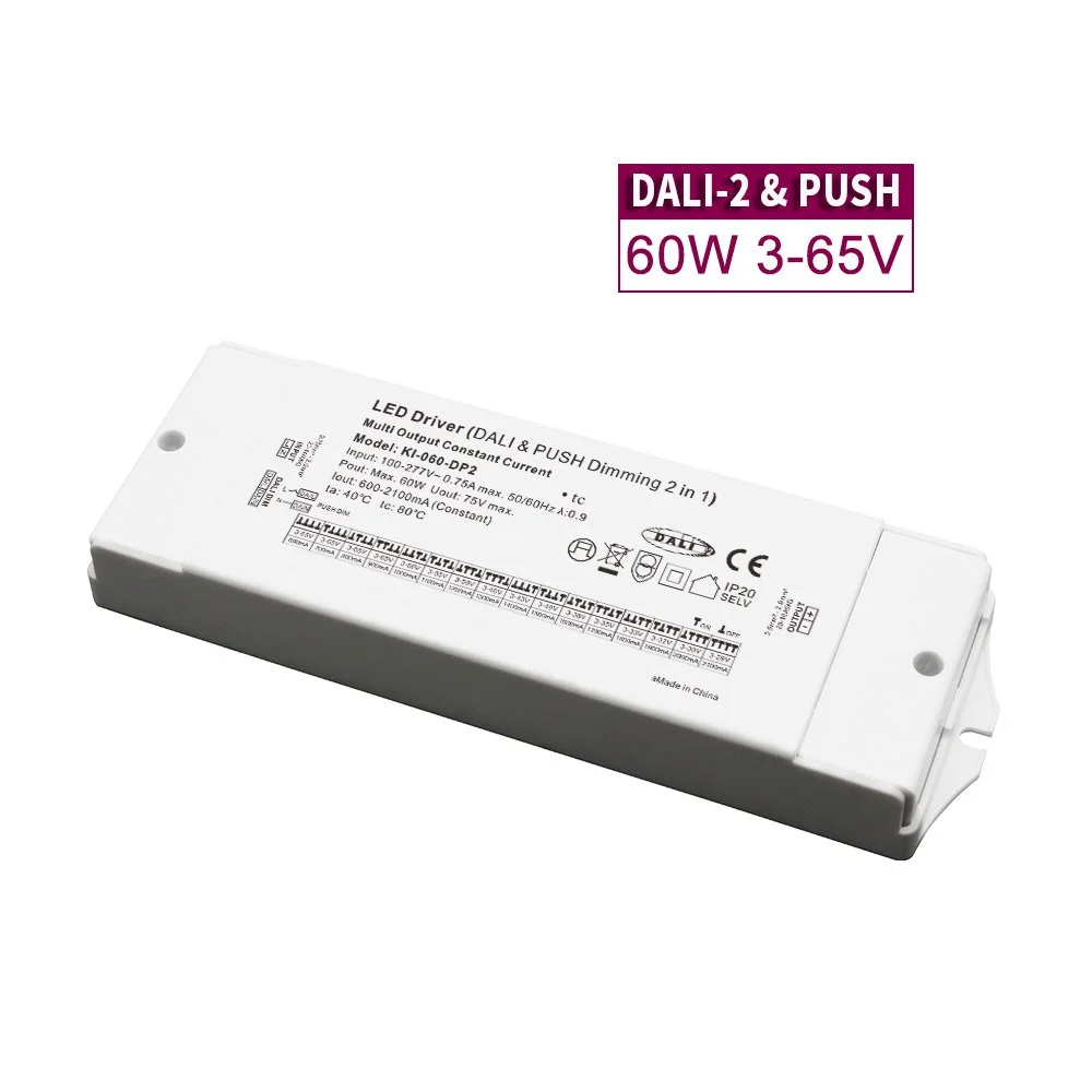 60W Constant Current DALI Dimming CCT LED Driver