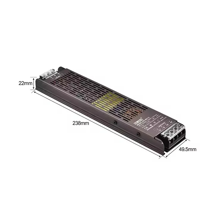 Ultra Thin or Slim 100W 12V/24V Single Output Switching Power Supply